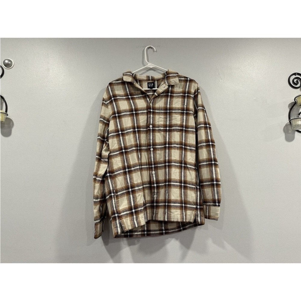Gap Plaid Button Down Long Sleeve Shirt Men's Small S